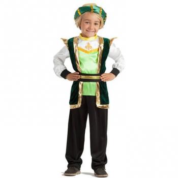 Disfraz de Paje Verde para niño
