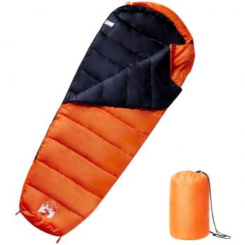 Saco de dormir tipo momia de camping para adultos 3 estaciones color navy and blue, camuflaje, negro y rojo