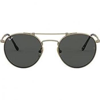Ray-Ban Rb8147 TITANIUM-0RB8147913757, Antique Gold/Grey, 50/21/140