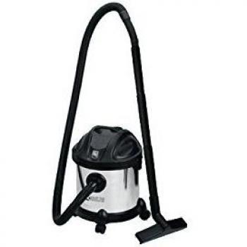 Aspirador de Sólidos y Líquidos Inoxidable 15 Litros 1000W con Ruedas y Accesorios Niklas Domo Rac