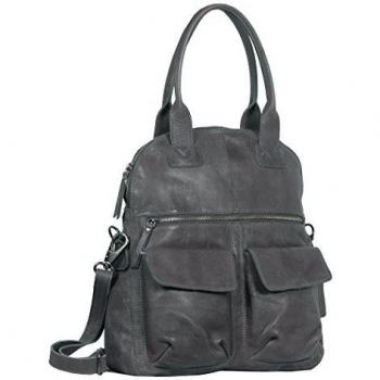 Vilenca Holland 40675 Grau - Bolso al hombro para mujer gris gris oscuro 39x35x9cm