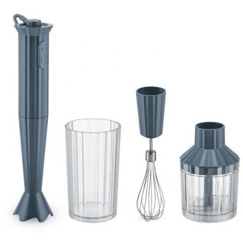 Batidora de Mano Alessi Plisse MDL10S G, 500W, Gris con Accesorios