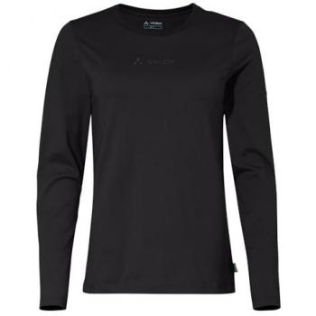 Camiseta de Manga Larga para Mujer VAUDE Logo Negra 36