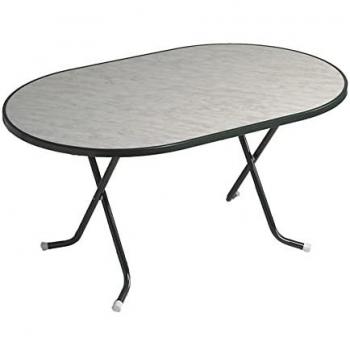 Mesa Plegable de Metal Alta Calidad 140x90 cm R35VMAR Adaptada a la Intemperie