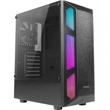 CAJA GAMING ANTEC NX250 ATX 2XUSB2.0 1XUS3.0 SIN FUENTE NEGRO LED