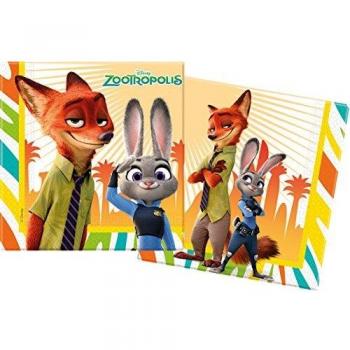 Disney Zootropolis servilletas de papel, paquete de 20
