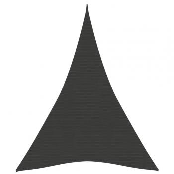 Toldo de vela HDPE antracita 160 g/m² 5x7x7 m