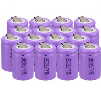anmas Cable de 4/6/10/12/15 pcs Ni-Cd 4/5 SUBC 1,2 V 1400 mAh batería recargable con Tab