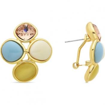 Pendientes Luxenter Lezu acabado en oro amarillo de 18k