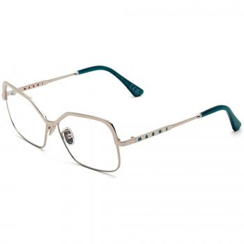 Marni Unila Valley Optical Argento SDJ Men's Eyeglasses Silver Size 56 - Blue Light Block Available