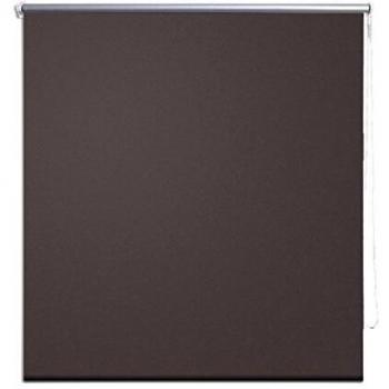 Estor enrollable marrón 120 x 230 cm opaco para ventana, protección visual y privacidad