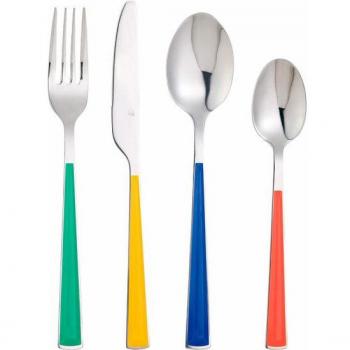 Set 16pc Cubertería Acero Inoxidable - Rainbow