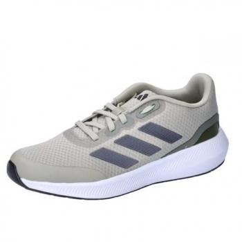 Zapatillas Adidas Run Falcon 3 Lace Unisex Infantil Color Beige y Gris