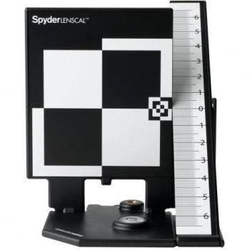 Datacolor SpyderLensCal - Calibrador para cámaras digitales, negro, color blanco