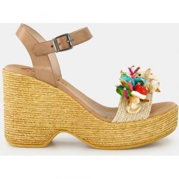 Sandalia Porronet para mujer color taupe