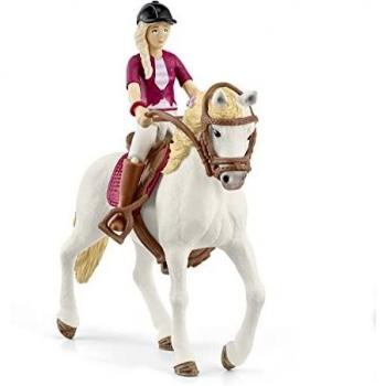 Figura Móvil Yegua Andaluza Sofia y Blossom con Accesorios Completos - Schleich 42540