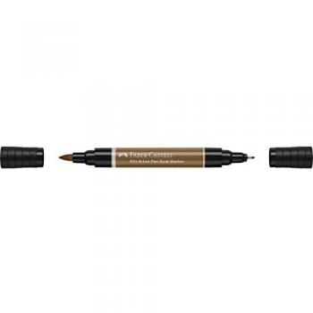 Rotulador Pitt Artist Pen Doble Punta Tinta China Faber-Castell Tierra de Sombra Natural