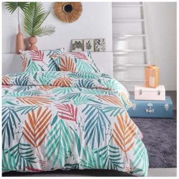 Juego de funda nórdica TODAY Dream Blanco - Funda nórdica de poliéster y algodón, diseño moderno y minimalista, incluye funda de almohada a juego, fácil mantenimiento y lavado a máquina