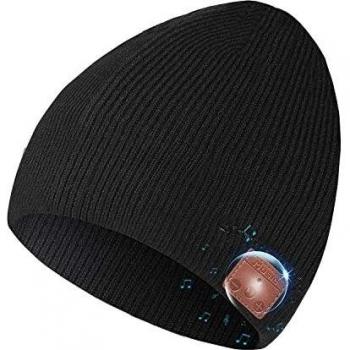 ZRUHIG Gorro Bluetooth Hombre, Mujer Regalos Gorro Bluetooth V5.0 Sombreros de Auriculares inalámbrico Unisex actualizados adecuados para Deportes al Aire Libre, Regalo Navidad
