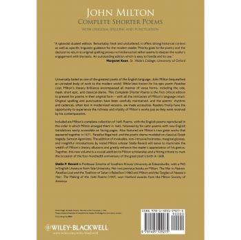 John Milton Complete Shorter Poems Anthology