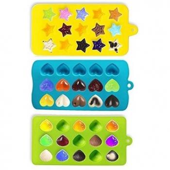 Joyoldelf moldes del caramelo & cubo de hielo Bandejas - Chocolate de silicona molde -Divertido juguete niños Set - usar para pasteles, chocolate, helados, tartas, jabones