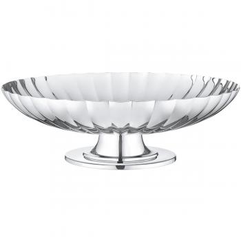 Georg Jensen GJ 170162 – Plato para Servir con Soporte, Acero Inoxidable, Stainless Steel, 28 x 28 x 8,5 cm