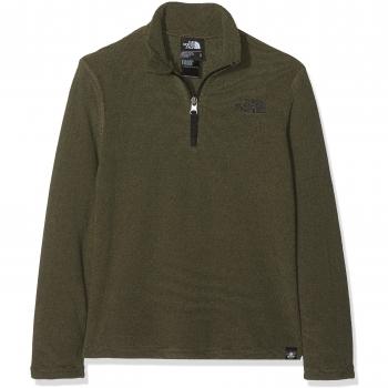 The North Face Y 1/4 Zip Forro Polar Glacier, Unisex niños, New Taupe Green, M