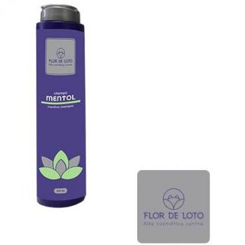 Champú Mentol para Perros MASCOTAS NATUR - 300 ML, refresca y estimula el cabello, promueve un cuero cabelludo saludable y revitalizado, combate la grasa y fomenta el crecimiento capilar