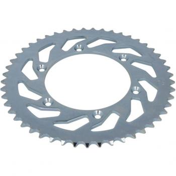 Rueda dentada para cadena SUNSTAR 1-3577-49, compatible con cadenas de motocicleta, fabricada en acero de alta resistencia, diseño optimizado para mejorar la transmisión de potencia y durabilidad, con un número de dientes