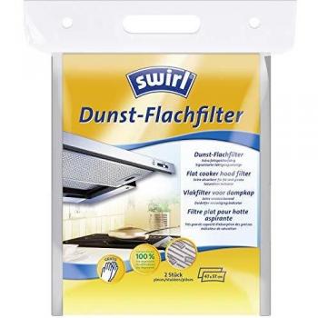 Swirl Filtro plano para campana extractora, corte de material compostable