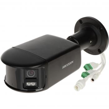 Cámara IP Hikvision 8MP Bullet ColorVu 4K Panorámica 180° con Micro y Alarma, Visión Nocturna hasta 40 metros