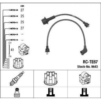 Juego de cables de encendido NGK 9643