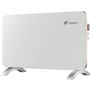 Radiador Eléctrico Móvil de Vidrio Sannover 1000 W Blanco