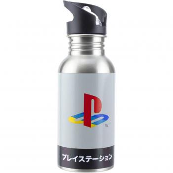 Paladone PlayStation 1 Stainless Steel Water Bottle, 500ml/16.8 fl oz