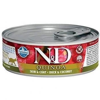 FARMINA N&D CAT QUINOA DUCK & COCONUT 12X80G
