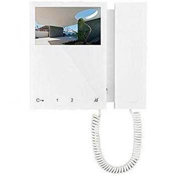 Comelit 6701W Mini Color Monitor with Built-in Handset - Simplebus2 System