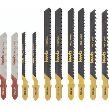 Estuche de 10 hojas de sierra de calar surtidas