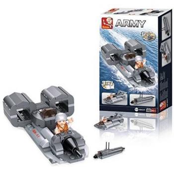 Building Blocks Aircraft Carrier Series Jet Boat 3-in-1