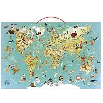 Vilac- Mapa del Mundo magnético, 76x50x1