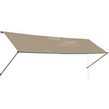 vidaXL Retractable Awning 400x150 cm Cream