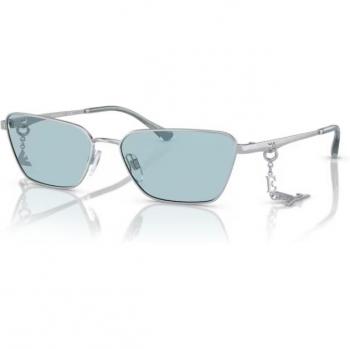 Emporio Armani EA2141 301580 Women's Silver Pillow Sunglasses