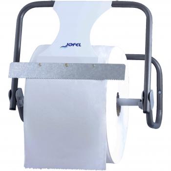 Jofel AD10010 - Portabobinas mural de pared, acero laminado, hasta 500 m de papel
