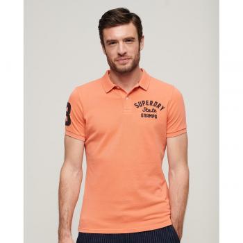 Polo Vintage Superstate Naranja de Superdry para Hombre