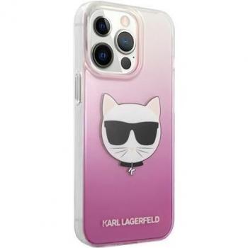 Funda Dura Choupette Rosa de Karl Lagerfeld para iPhone 13 Pro Max
