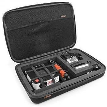 XSories Capxule - Maletín para cámara GoPro, Negro