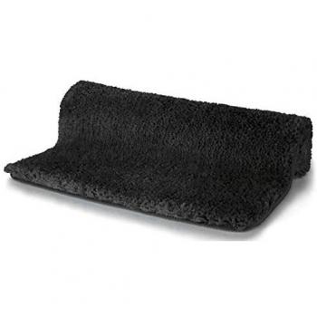 Alfombra de baño de microfibra HIGHLAND 60x90cm Negra Spirella