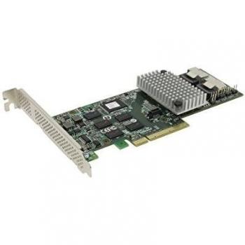Kalea Informatique - Tarjeta controladora PCIe 2.0 SAS + SATA – 6 GB – 8 puertos internos – LSI 9261-8i – Raid 0 1 5 6 10 50 60 – Caché 512M