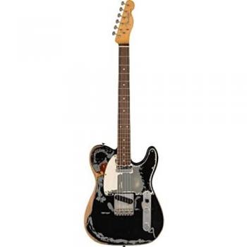 Fender Joe Strummer Road Worn Telecaster RW Black - Signature Electric Guitar