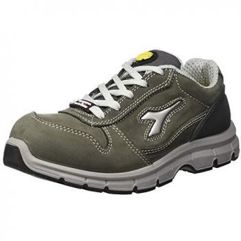 Diadora Utility Run Low S3 SRC ESD - Zapatos de seguridad, talla 35 (EU), color gris, con protección S3, resistencia al deslizamiento SRC y propiedades electrostáticas ESD
