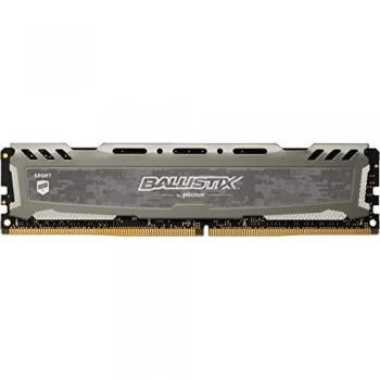 Crucial Ballistix Sport LT BLS8G4D30AESBK 3000 MHz, DDR4, DRAM, Memoria Gamer para ordenadores de sobremesa, 8 GB, CL15